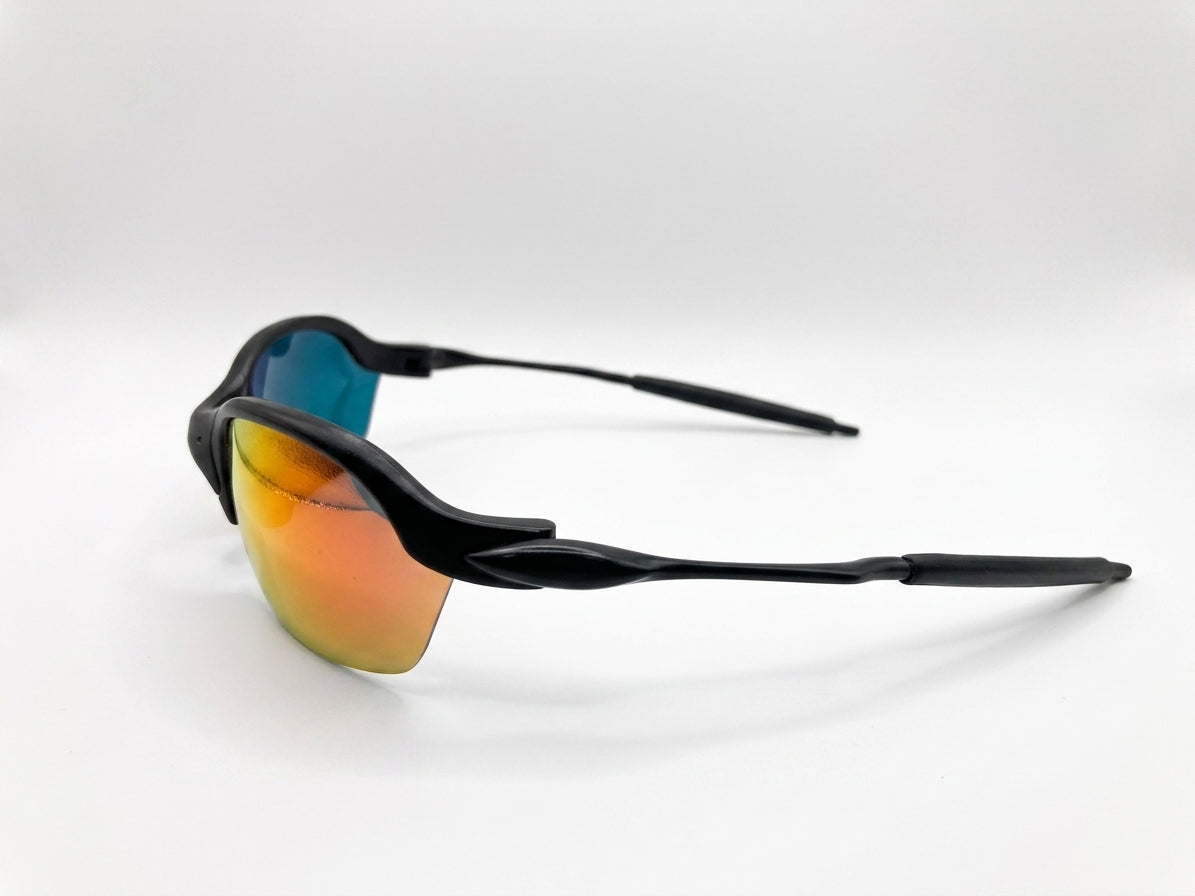 Lentes tornasolados Veranocci Negro con Estuche + Spray