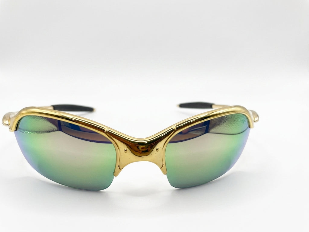 Lentes tornasolados Veranocci Dorado con Estuche + Spray