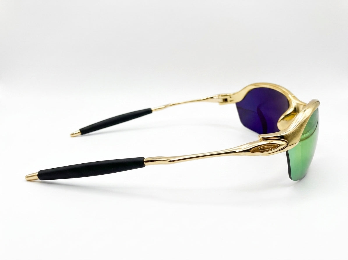 Lentes tornasolados Veranocci Dorado con Estuche + Spray