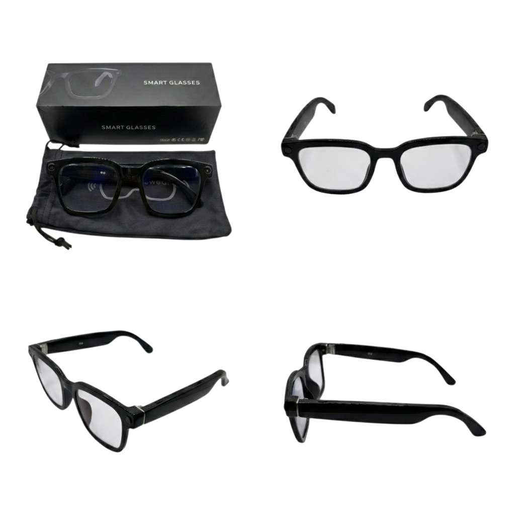 Lentes INTELIGENTES montura color negro (Smart Glasses)