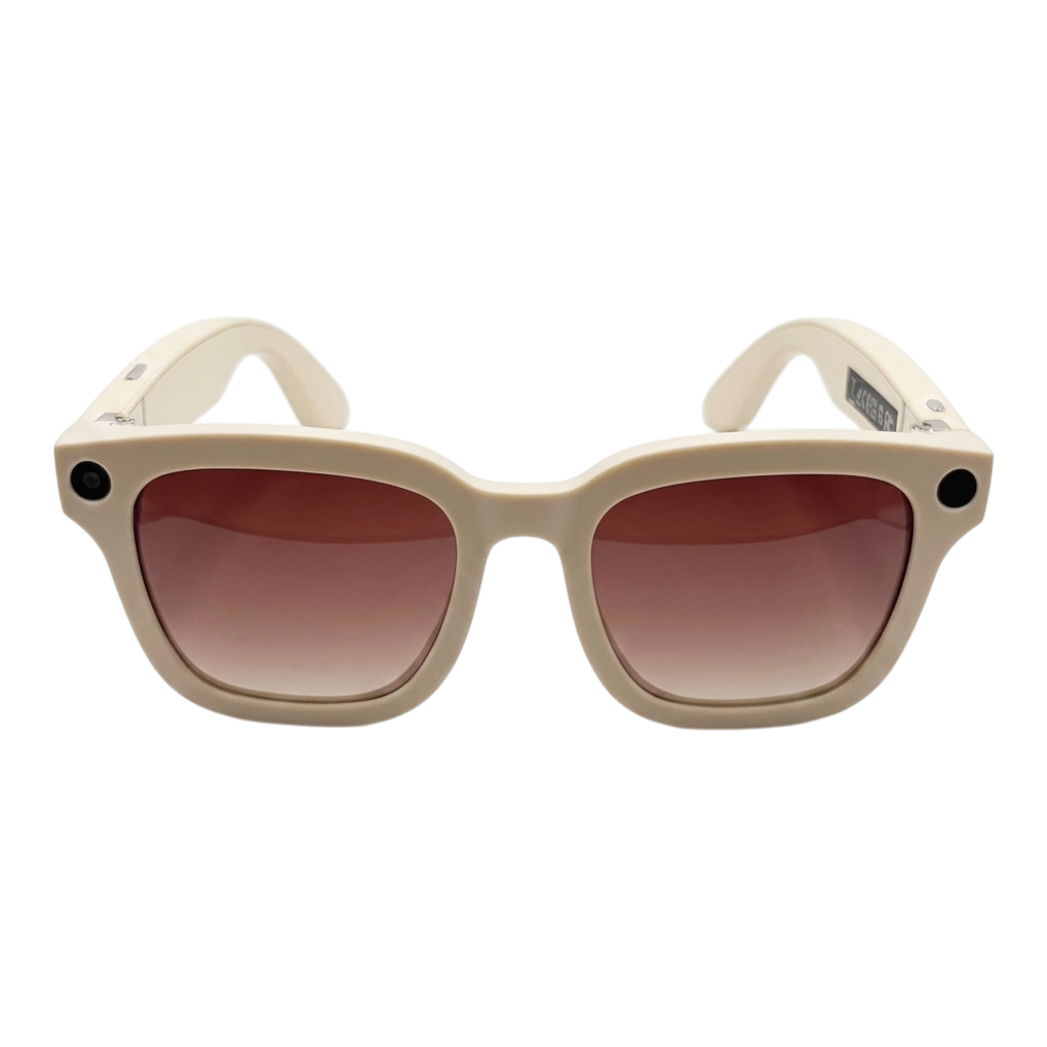 Lentes INTELIGENTES de sol color crema (Smart Glasses)